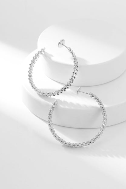 [ORA]CLASH HOOP EARRINGS