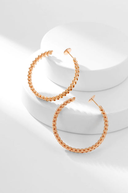 [ORA]CLASH HOOP EARRINGS
