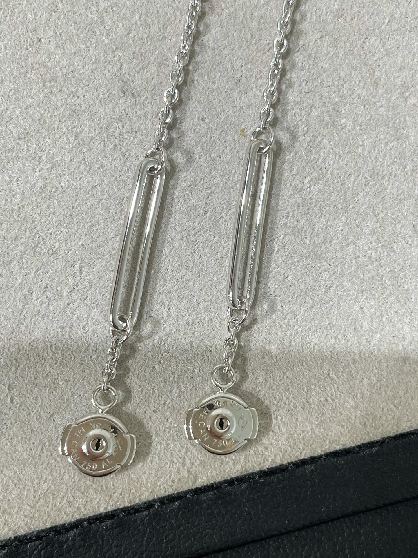 [ORA]CHAINE CHAOS DIAMOND DROP EARRINGS