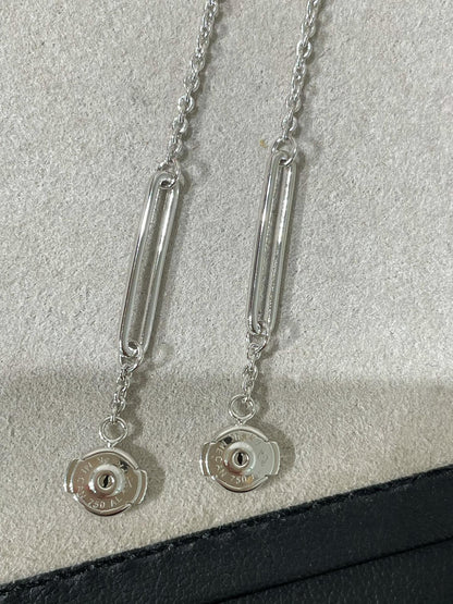 [ORA]CHAINE CHAOS DIAMOND DROP EARRINGS
