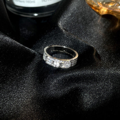[ORA]KELLY SILVER DIAMOND RING