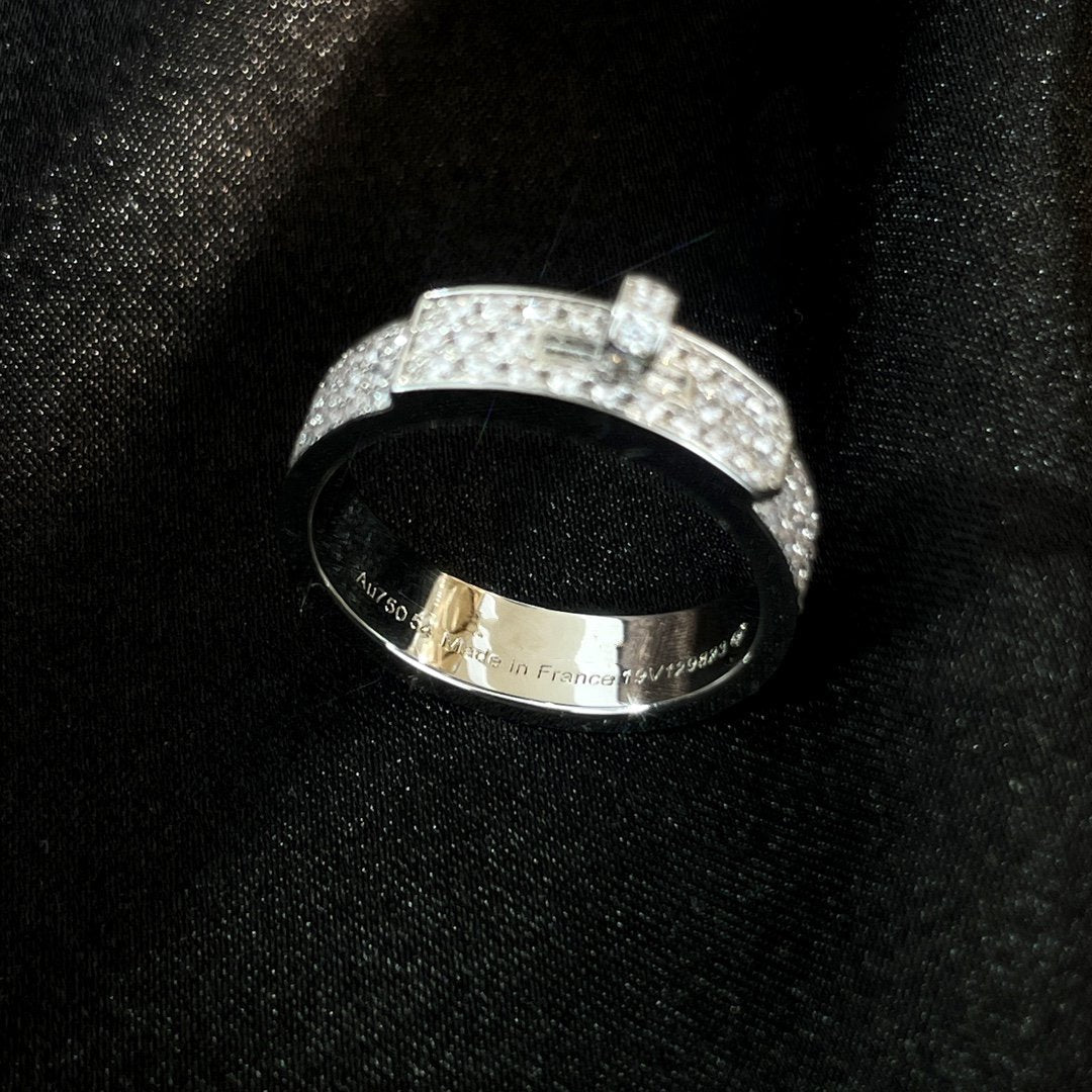 [ORA]KELLY SILVER DIAMOND RING