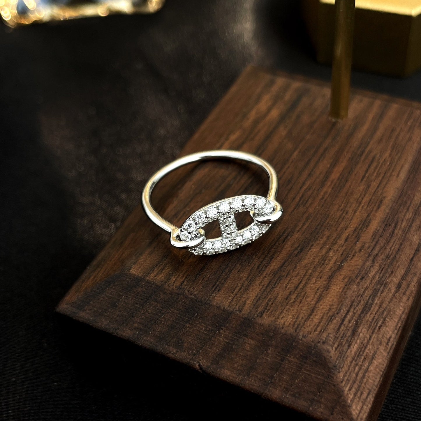 [ORA]RONDE SMALL SILVER DIAMOND RING