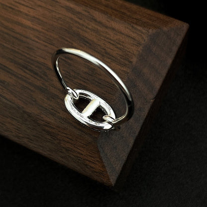 [ORA]RONDE SMALL SILVER DIAMOND RING