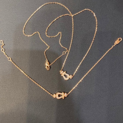 [ORA]FORCE 10 DIAMOND PINK GOLD NECKLACE MINI MODEL