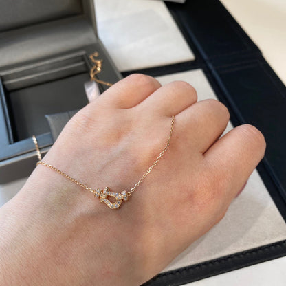 [ORA]FORCE 10 DIAMOND PINK GOLD NECKLACE MINI MODEL
