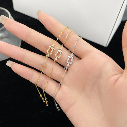 [ORA]FORCE 10 FULL DIAMOND BUCKLE CHAIN LINK MINI MODEL