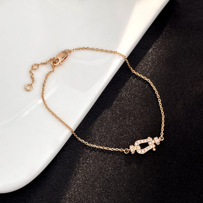 [ORA]FORCE 10 FULL DIAMOND BUCKLE CHAIN LINK MINI MODEL