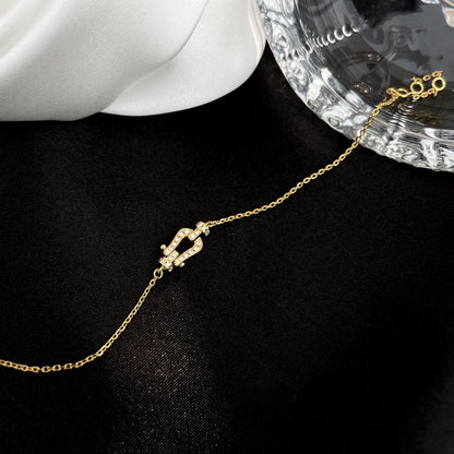 [ORA]FORCE 10 FULL DIAMOND BUCKLE CHAIN LINK MINI MODEL