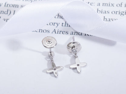 [ORA]VIDYLLE SILVER DIAMOND MINI DROP EARRINGS