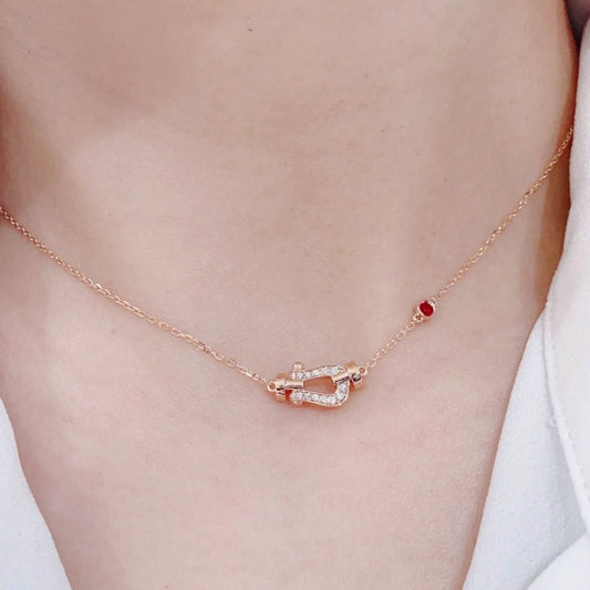 [ORA]FORCE 10 DIAMOND PINK GOLD NECKLACE