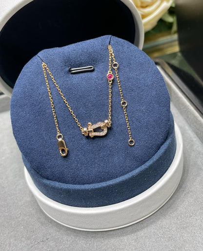 [ORA]FORCE 10 DIAMOND PINK GOLD NECKLACE