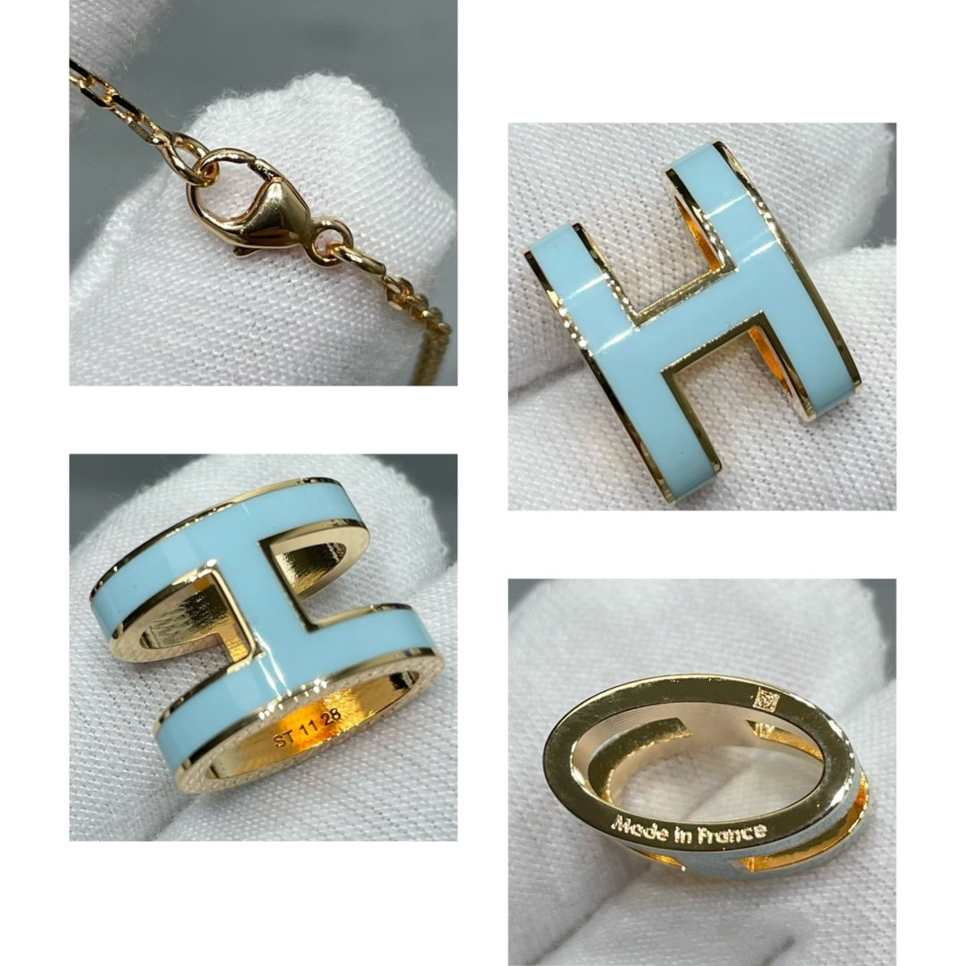 [ORA]POP H SKY BLUE NECKLACE