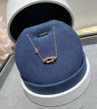 [ORA]FORCE 10 DIAMOND CHAIN LINK PINK GOLD BRACELET