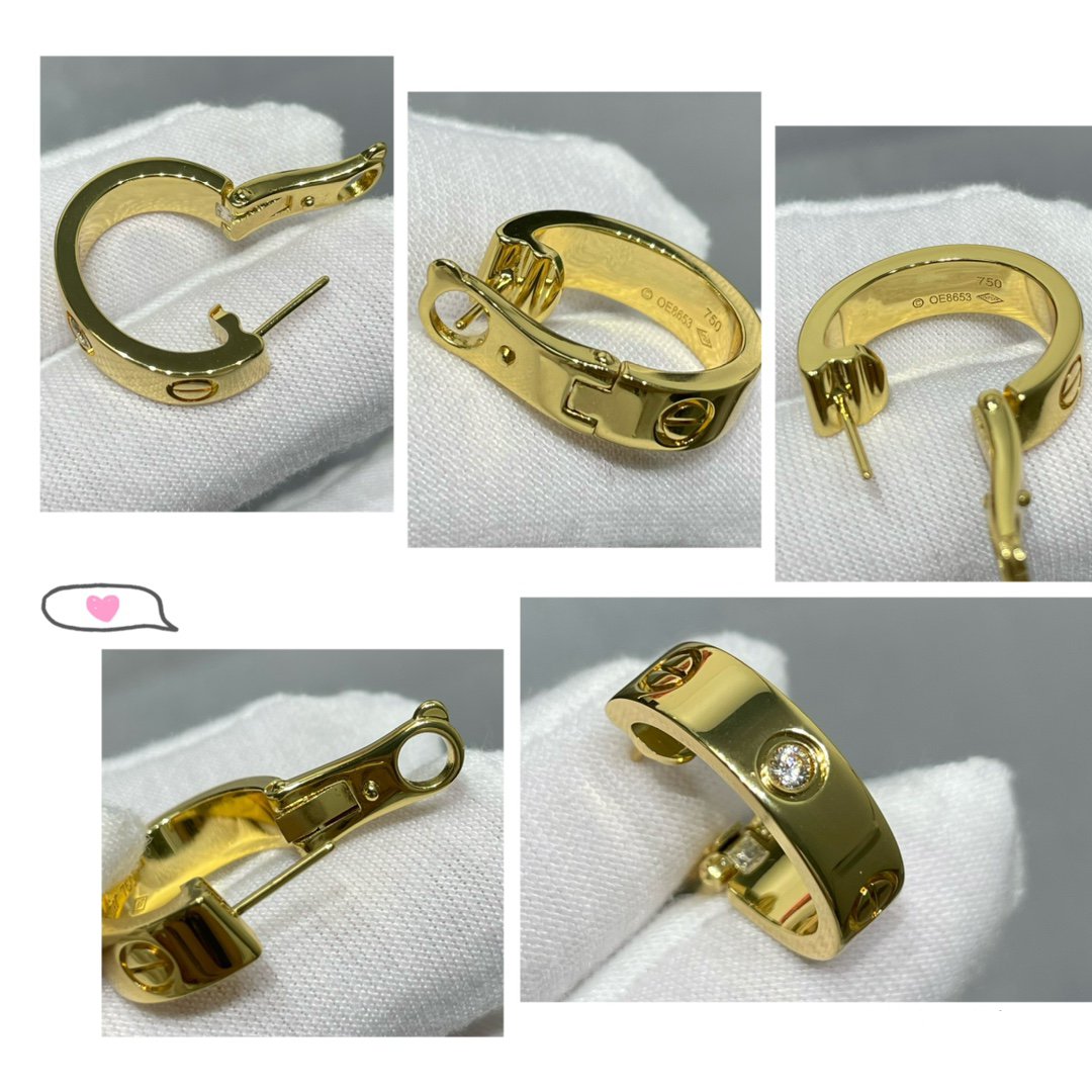 [ORA]LOVE 5.5MM 1 DIAMOND EARRINGS
