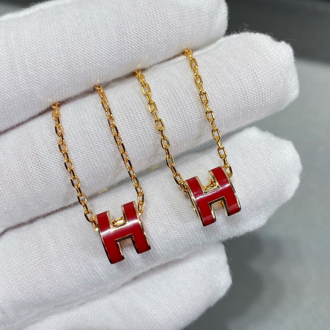 [ORA]MINI POP H NECKLACE
