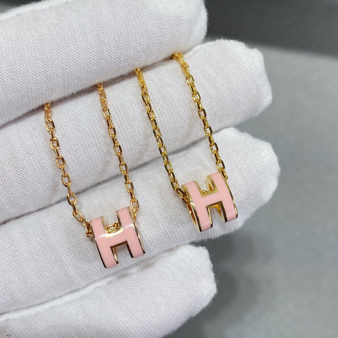 [ORA]MINI POP H NECKLACE