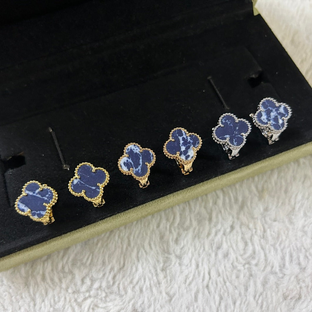 [ORA]CLOVER PIETERSITE MEDIUM STUD EARRINGS