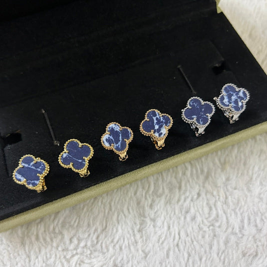 [ORA]CLOVER PIETERSITE MEDIUM STUD EARRINGS