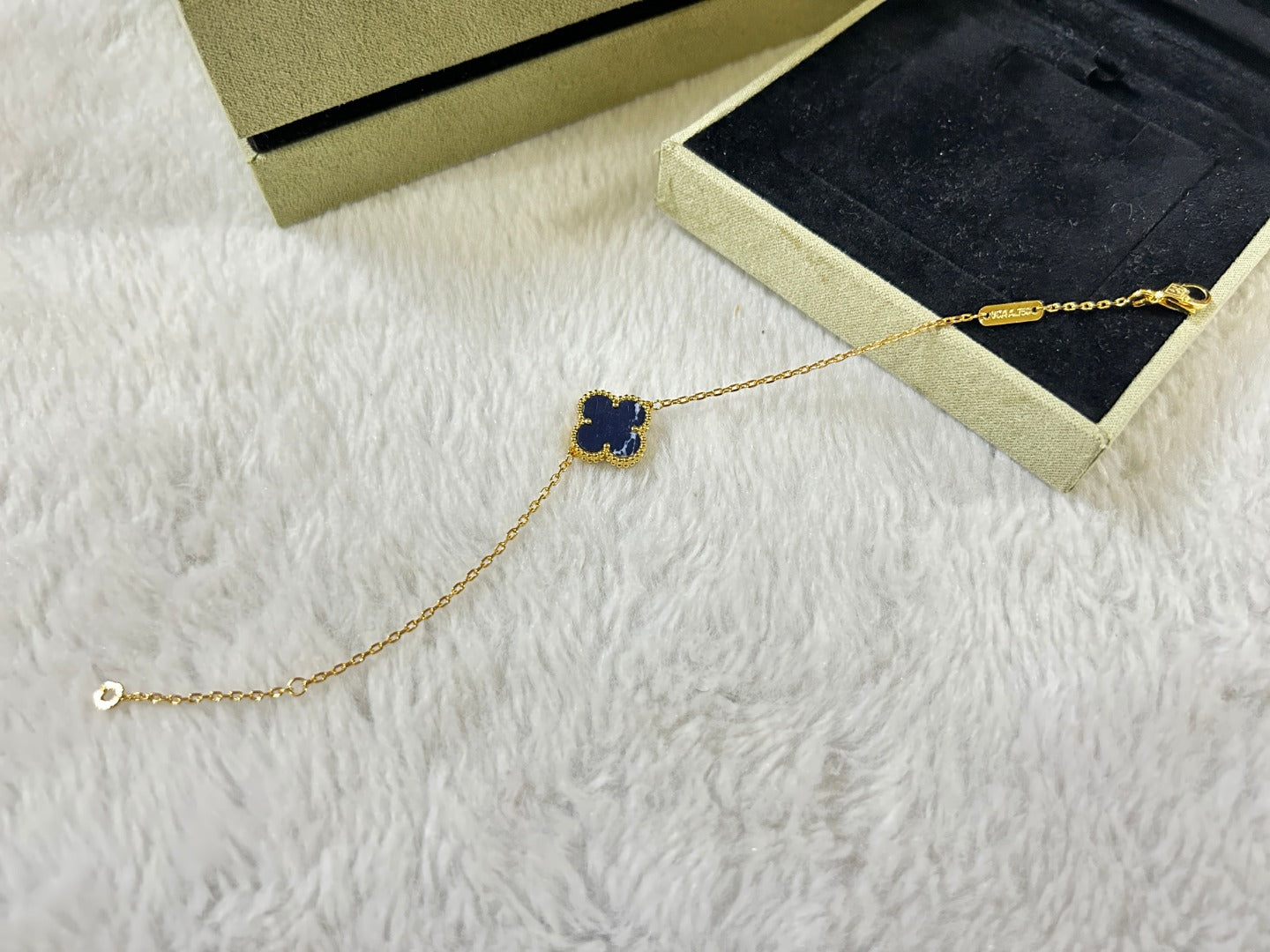[ORA]CLOVER 1 MOTIF PIETERSITE BRACELET