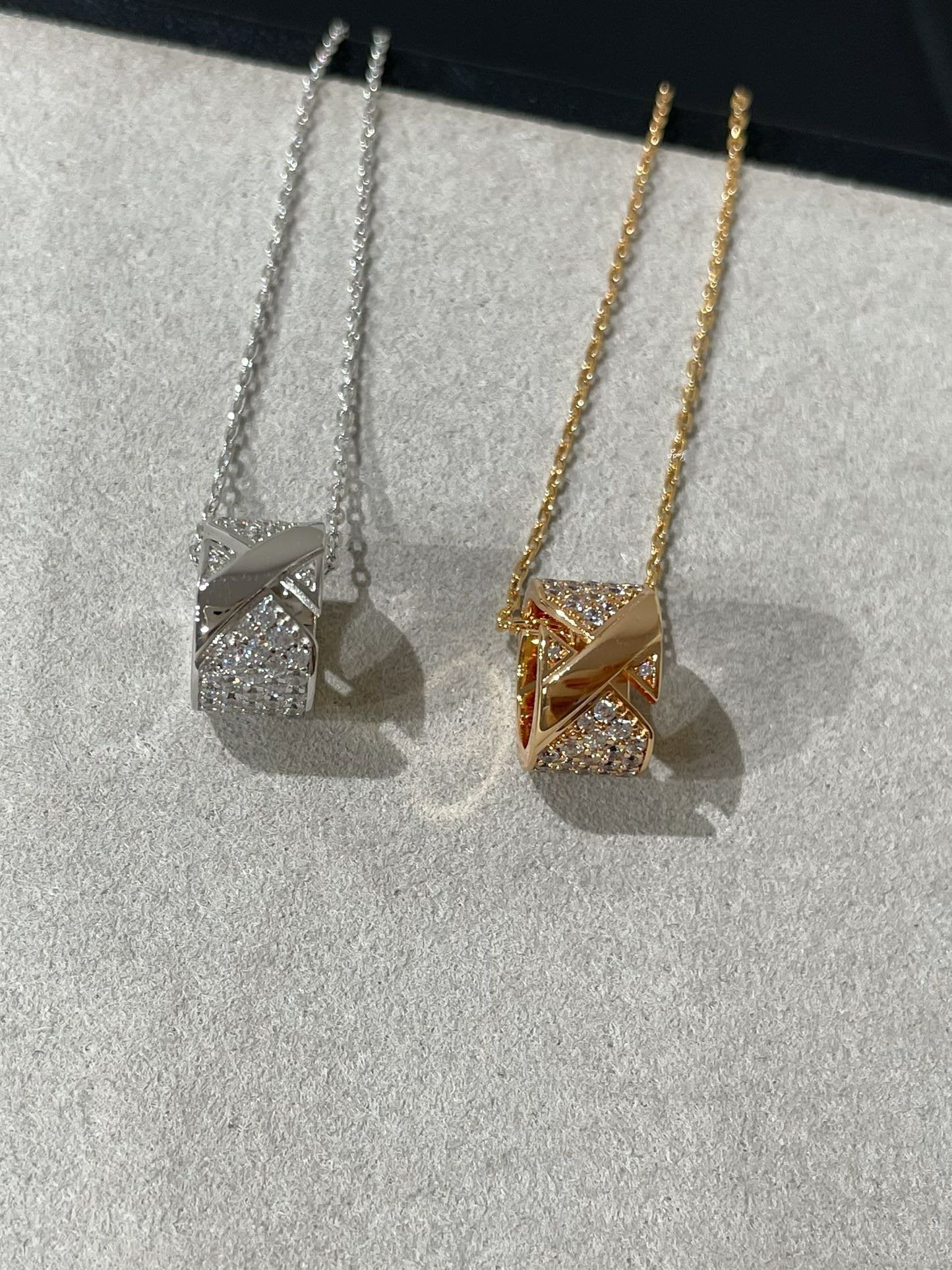 [ORA]LIENS EVIDENCE DIAMOND PAVED NECKLACE