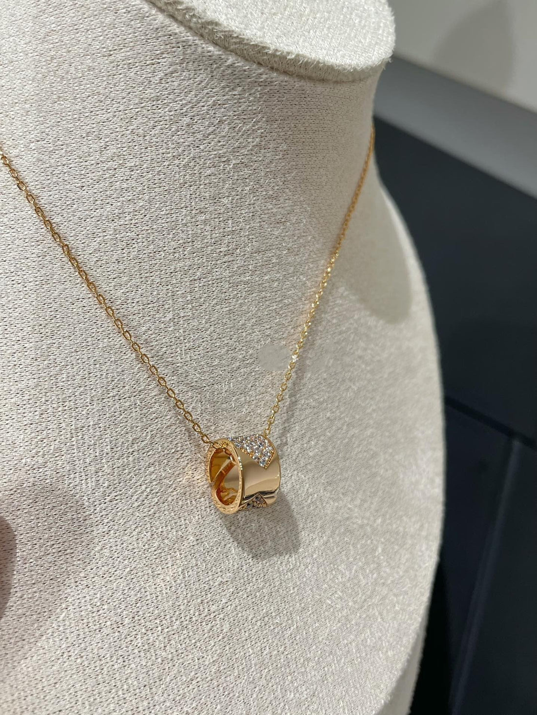 [ORA]LIENS EVIDENCE DIAMOND PAVED NECKLACE
