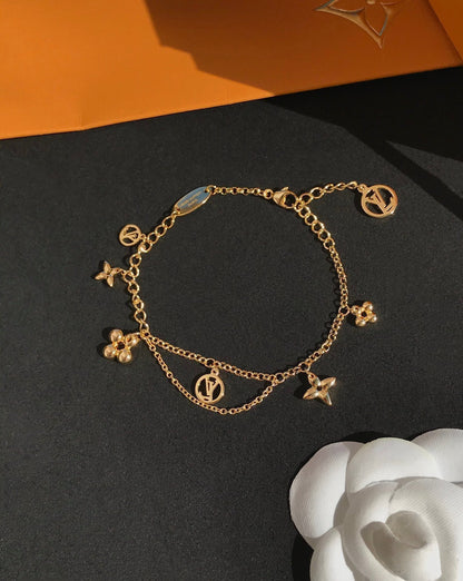 [ORA]BLOOMING PINK GOLD MOP BRACELET
