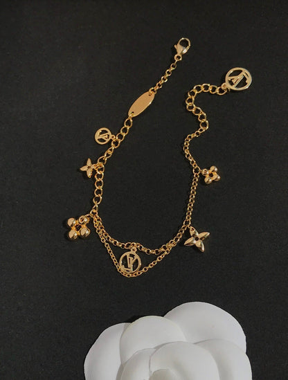 [ORA]BLOOMING PINK GOLD MOP BRACELET