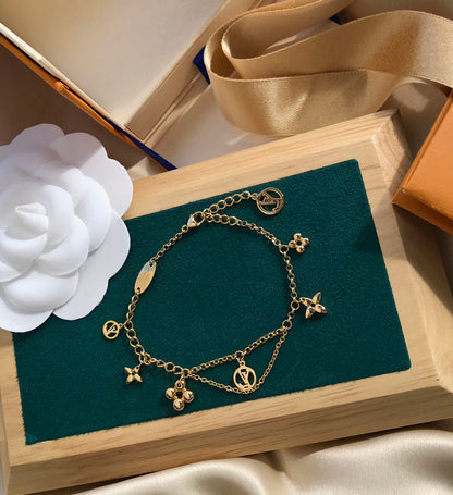 [ORA]BLOOMING PINK GOLD MOP BRACELET