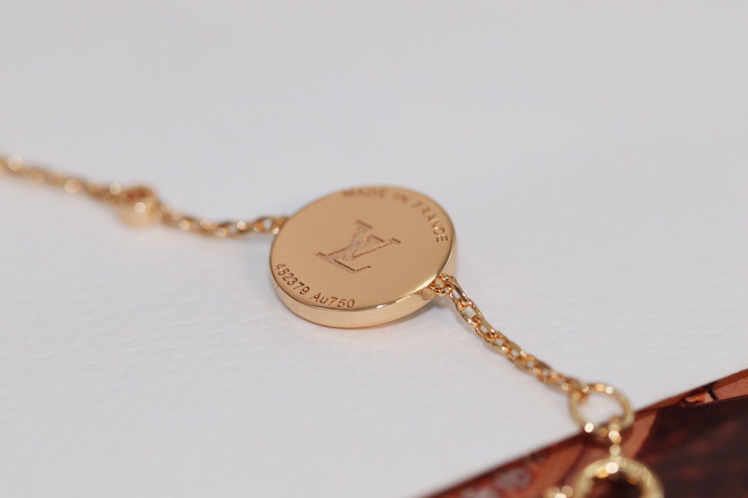 [ORA]STAR AND SUN 4 MOTIF PINK GOLD MALACHITE BRACELET