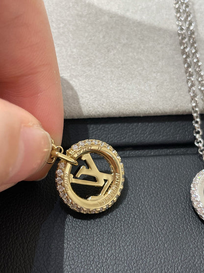 [ORA]BY NIGHT DIAMOND PAVED NECKLACE