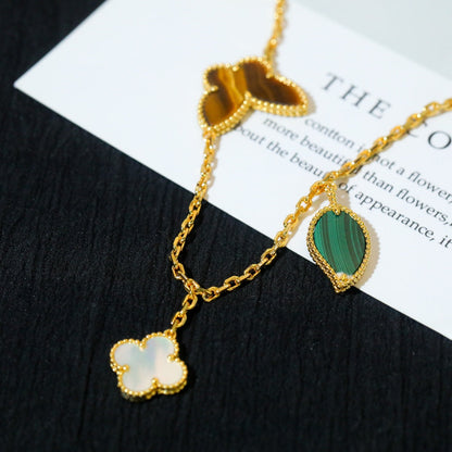 [ORA]LUCKY SPRING 5 MOTIF GOLD BRACELET