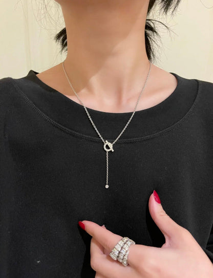 [ORA]FINESSE SILVER DIAMOND NECKLACE