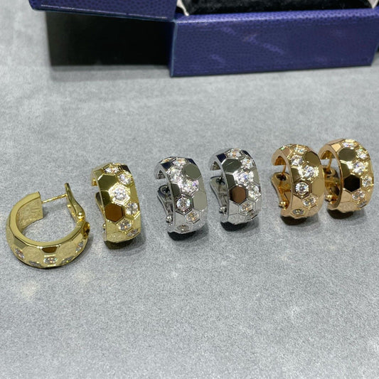 [ORA]BEE LOVE DIAMOND HOOP EARRINGS