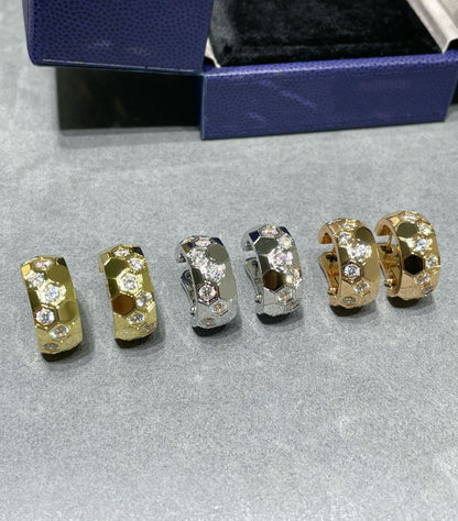 [ORA]BEE LOVE DIAMOND HOOP EARRINGS