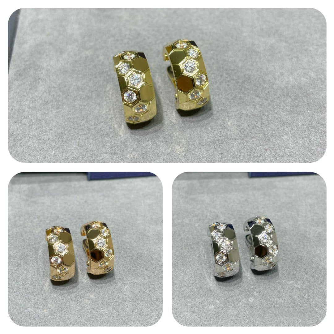 [ORA]BEE LOVE DIAMOND HOOP EARRINGS