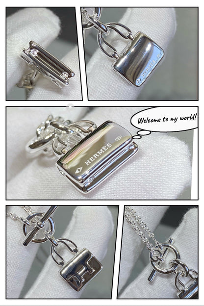 [ORA]CONSTANCE PEDANT SILVER NECKLACE