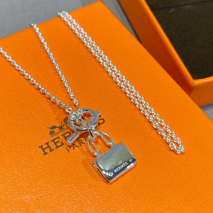 [ORA]CONSTANCE PEDANT SILVER NECKLACE