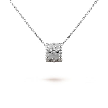 [ORA]PERLEE PEDANT SILBER DIAMANT-HALSKETTE