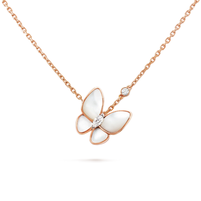 [ORA]BUTTERFLY MOP DIAMOND NECKLACE