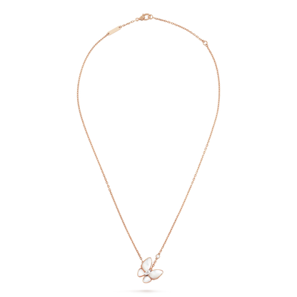 [ORA]BUTTERFLY MOP DIAMOND NECKLACE
