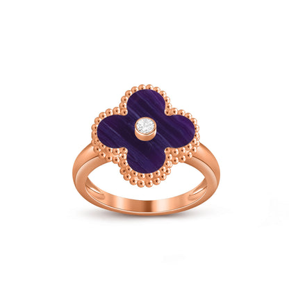 [ORA]CLOVER DIAMOND RING ROSE GOLD COLLECTION
