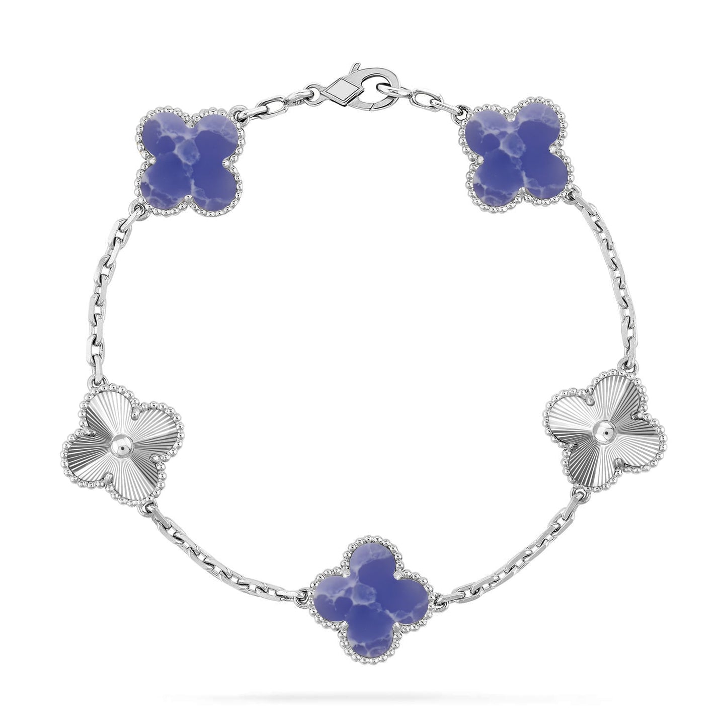 [ORA]CLOVER 5 MOTIF BLUE VEINS BRACELET COLLECTION
