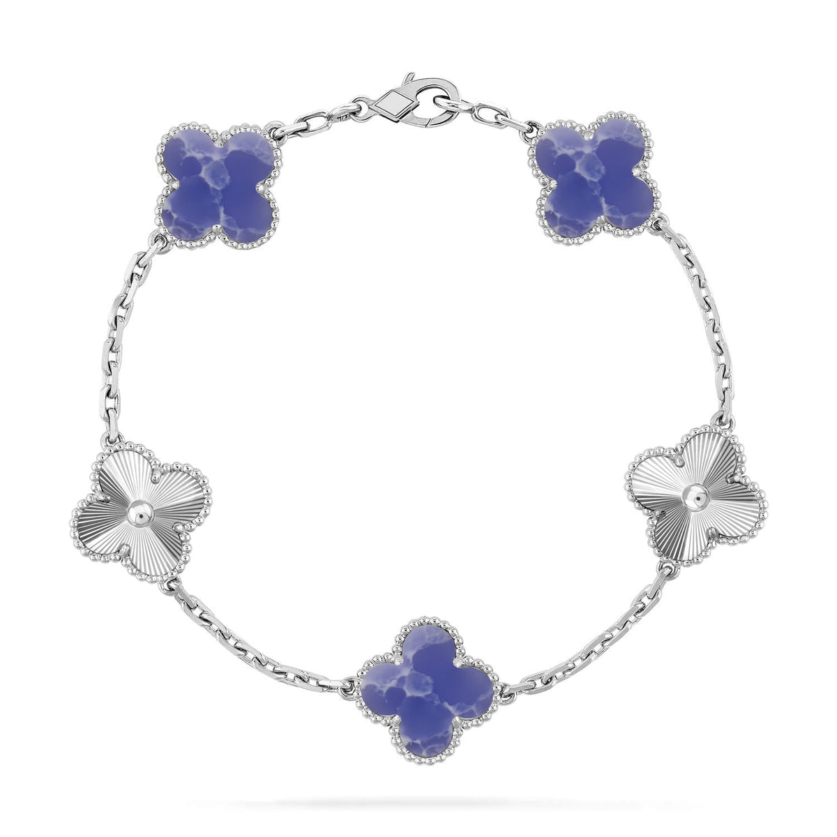 [ORA]CLOVER 5 MOTIF BLUE VEINS BRACELET COLLECTION