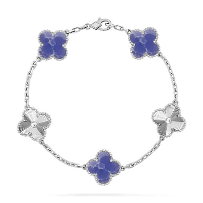 [ORA]CLOVER 5 MOTIF BLUE VEINS BRACELET COLLECTION