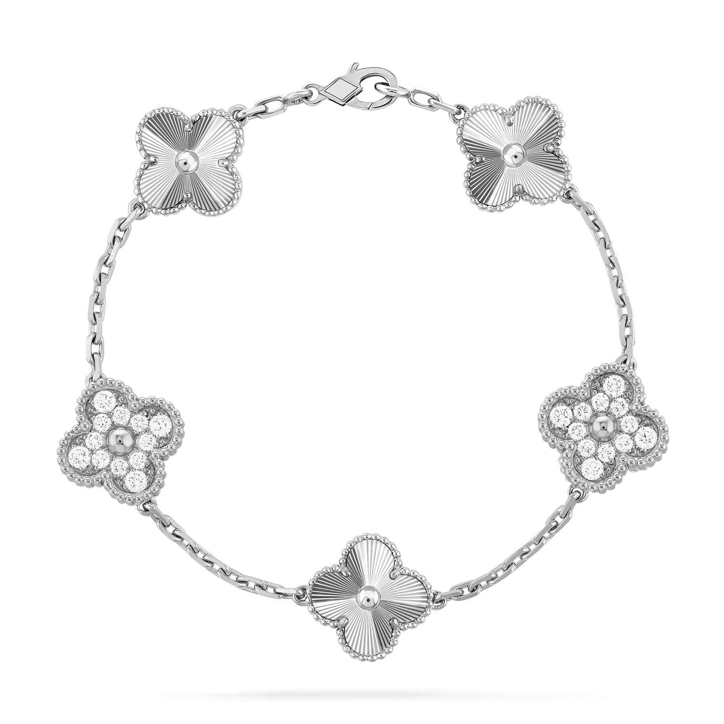 [ORA] CLOVER 5 MOTIF LASER BRACELET COLLECTION