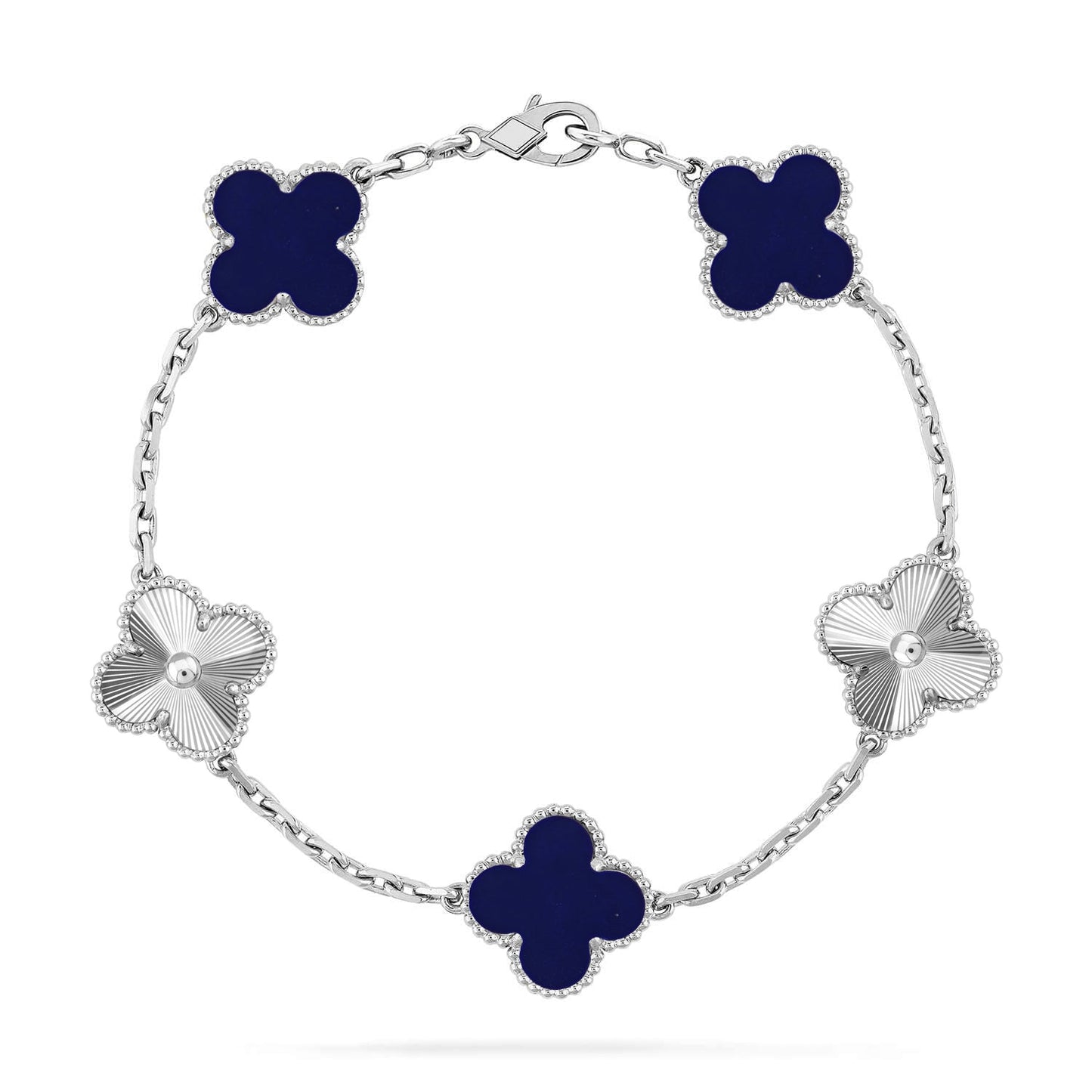 [ORA]CLOVER 5 MOTIF LAPIS LAZULI BRACELET COLLECTION