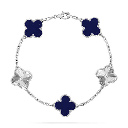 [ORA]CLOVER 5 MOTIF LAPIS LAZULI BRACELET COLLECTION