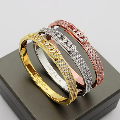 [ORA]Move Noa Full Pav¨¦ Diamond Bangle Bracelet