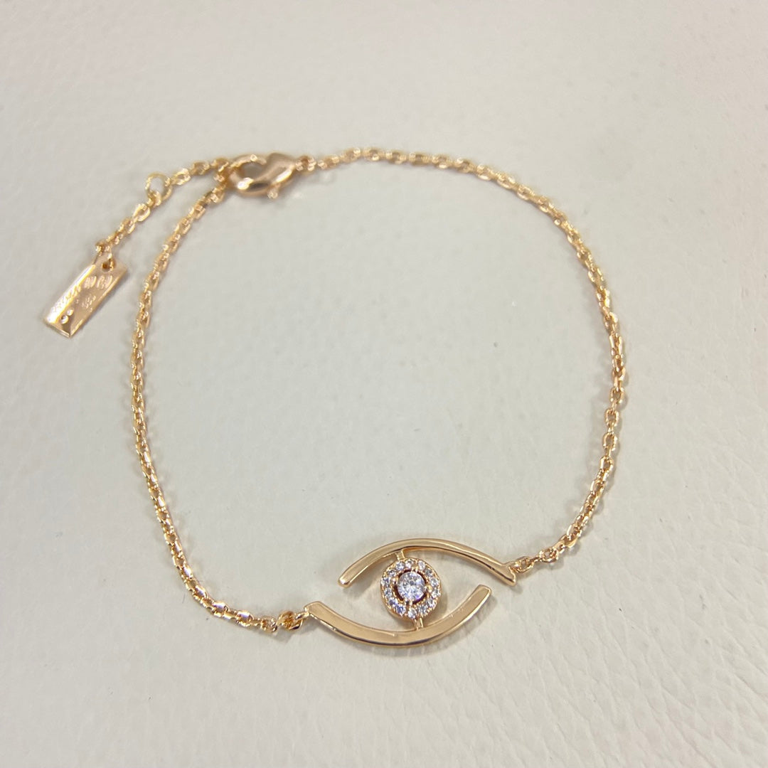 [ORA]Lucky Eye Pave-Set Diamond Bracelet